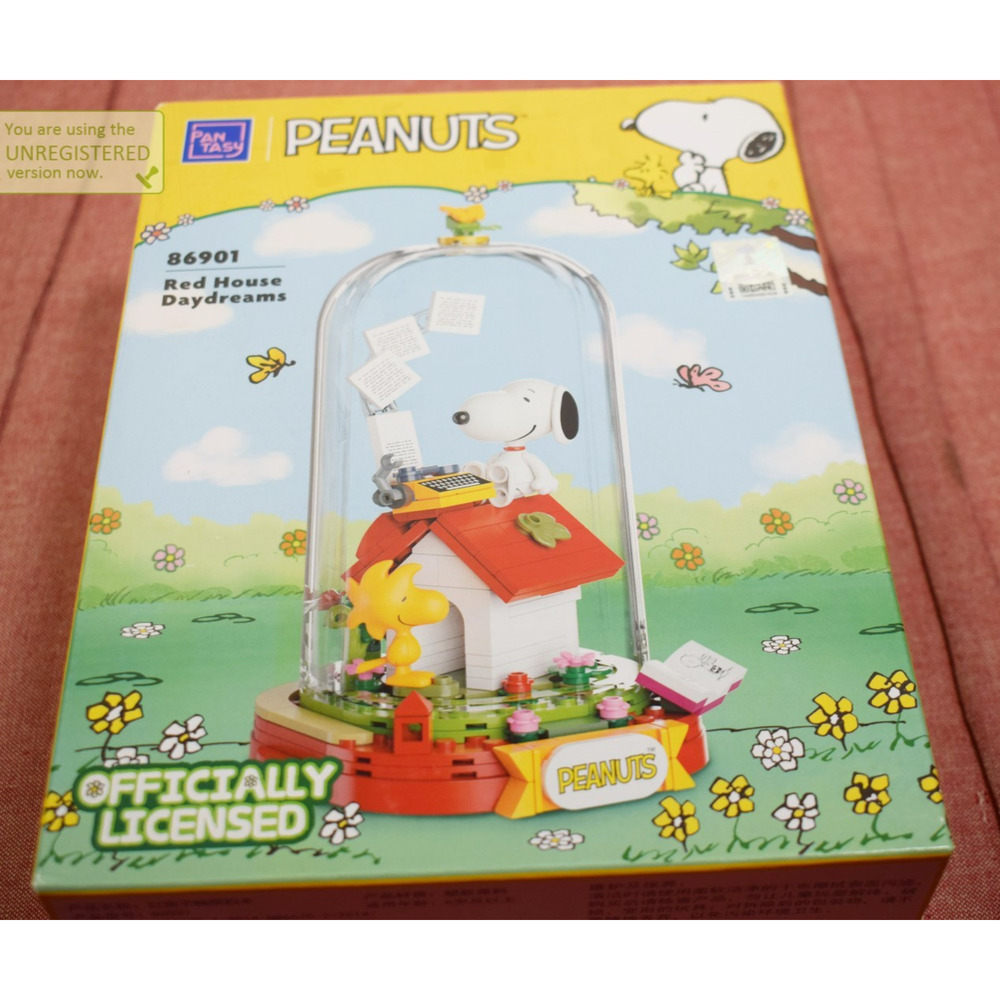 Pantasy Peanuts Red House Daydreams Buildable Brick Block Set 86901 ##